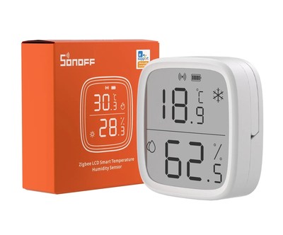 SONOFF SNZB-02D with Battery - Zigbee Smart Temperature and Humidity Sensor