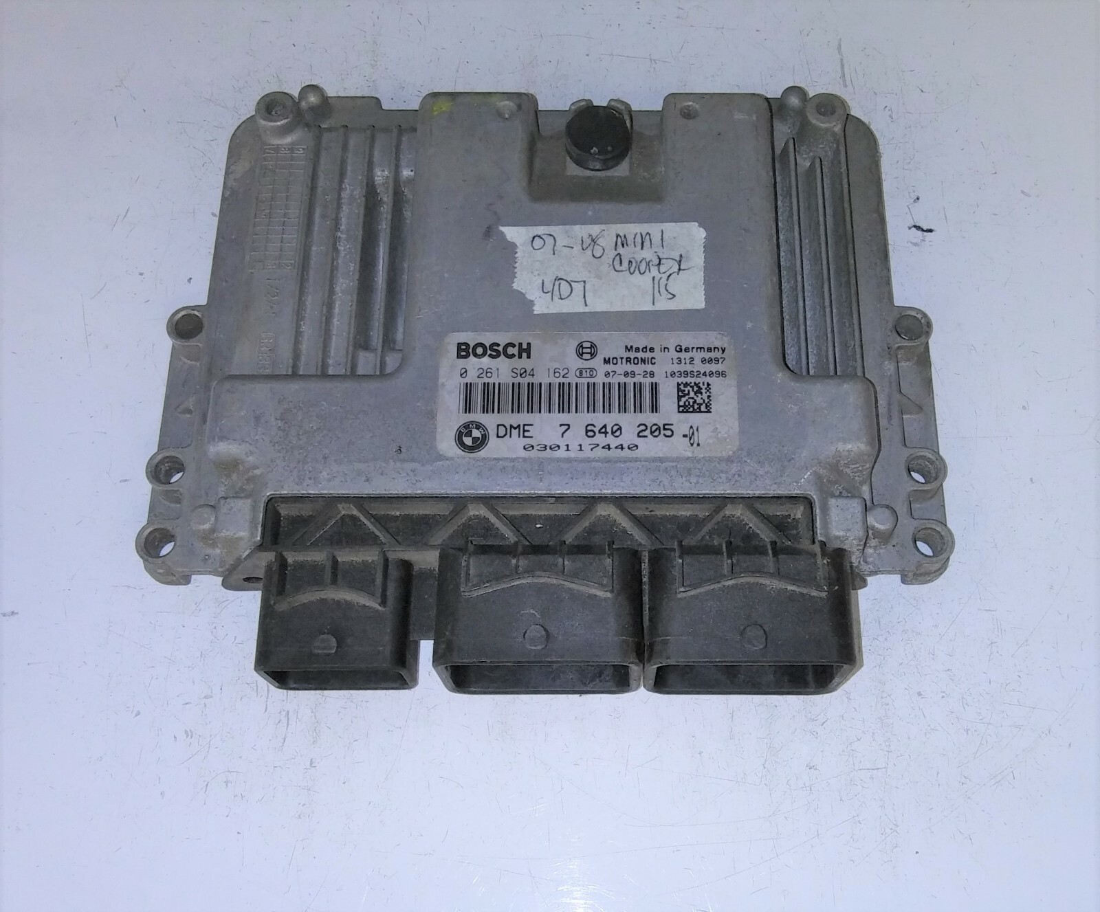 その他 Mini Converter 07-09 MINI COOPER 1.6 ECM ECU CONTROL MODULE 7 586 132 BOSCH