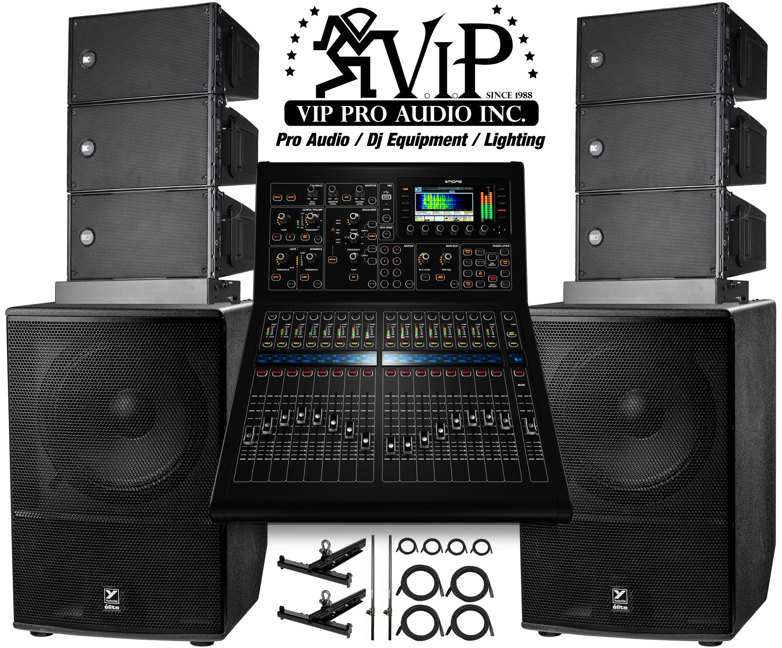 yorkville line array speakers