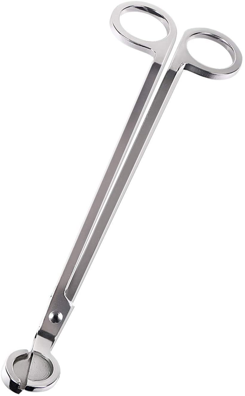 Yoodelife Candle Wick Trimmer, Polished Stainless Steel Wick Clipper Cutter - Re