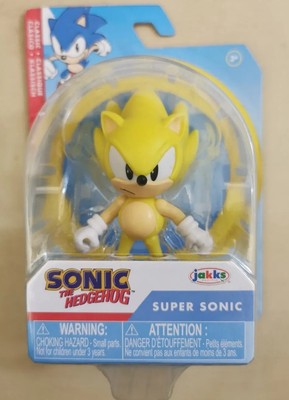 Jakks Sonic The Hedgehog Super Sonic 2.5'' Mini Action Figure New! Free shipping