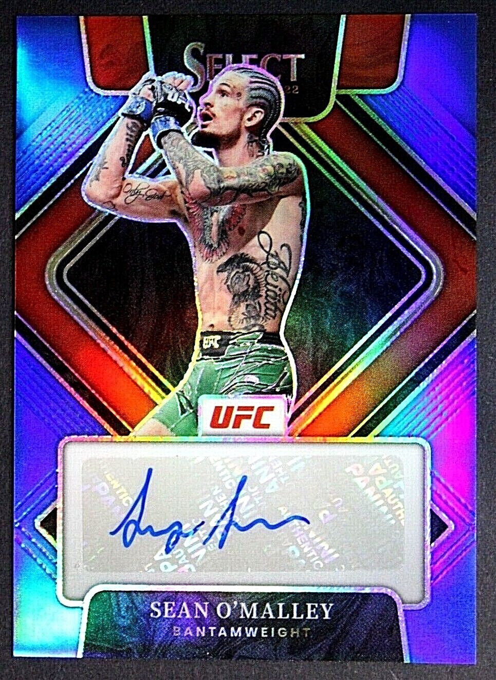UFC　leaf　ショーン・オマリー　サインカード UFC leaf ショーン・オマリー サインカード