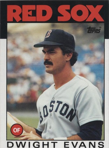 1986 Topps Super - Dwight Evans #22