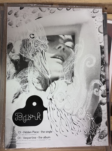Björk Vespertine ポスター Bjork - Vespertine - Retro Music Poster Print - Frame Not