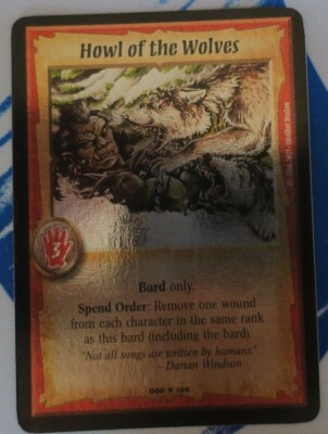 Foil Howl of the Wolves | Warlord Saga of the Storm CCG | Foil Rare