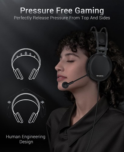 NUBWO Gaming headsets PS4 N7 Stereo Xbox Headset Wired PC Gaming Headphones with