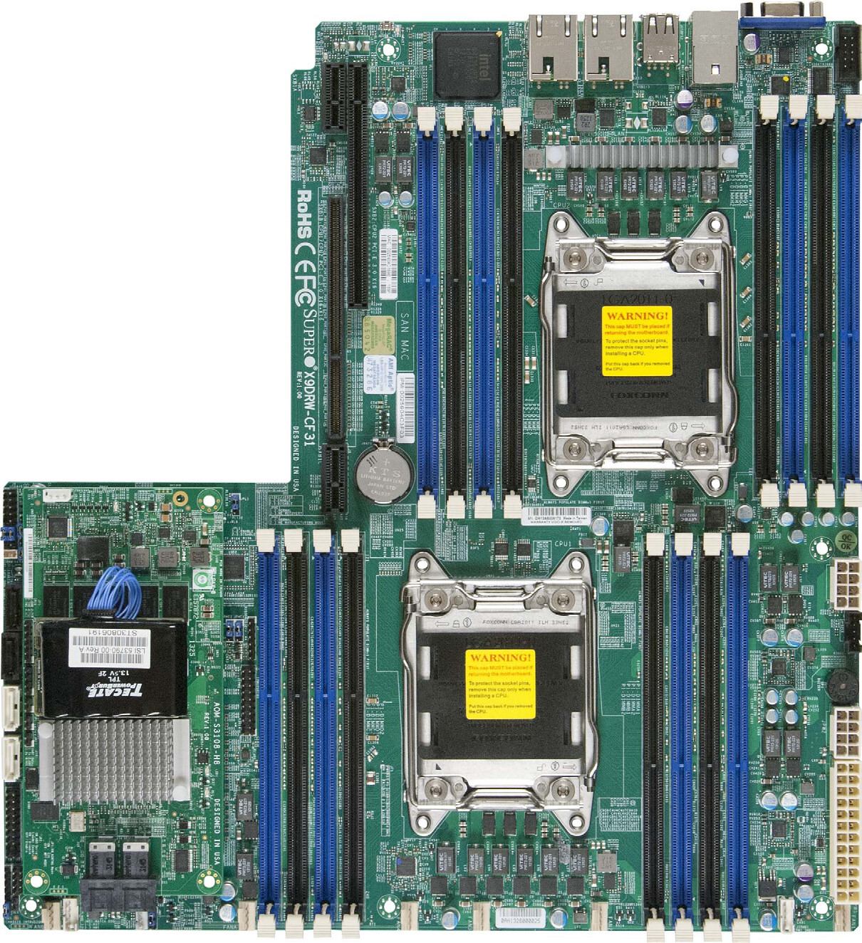 Supermicro MBD-X9DRW-CTF31-O マザーボード Supermicro X9DRW-CTF31 Motherboard NEW, IN STOCK, 5 Year