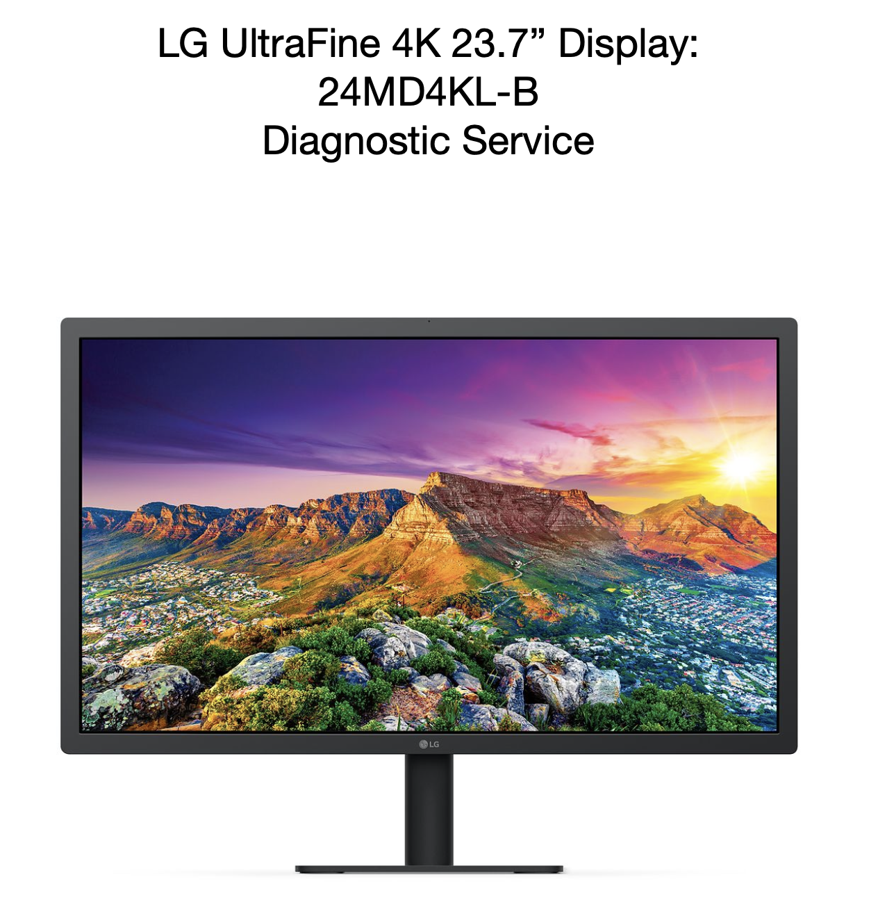 LG 24MD4KL-B UltraFine 4K 23.5 LG 24MD4KL-B UltraFine 4K 23.5