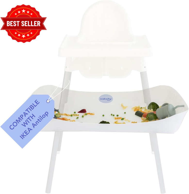 Highchair Food Catcher | Compatible with IKEA Antilop Highchair | Easy Wipe Clea