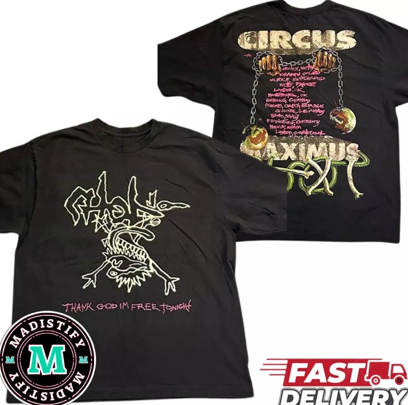 UTOPIA Travis Scott Circus Maximus Thank God I am Free
