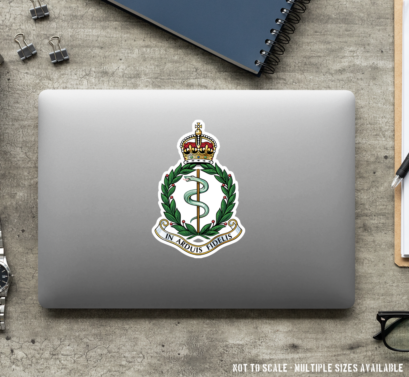 Royal Army Medical Corps Waterproof Vinyl Stickers - Official MoD Reseller - Picture 2 of 9