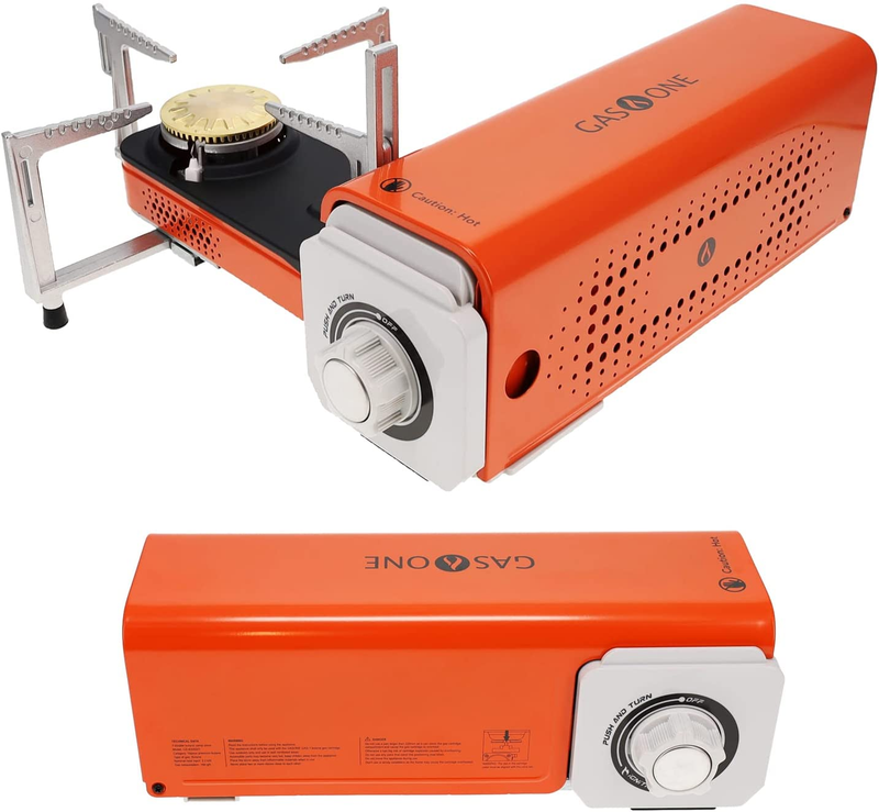 Camp Stove Compact Butane Stove with Carrying Case Foldable Portable