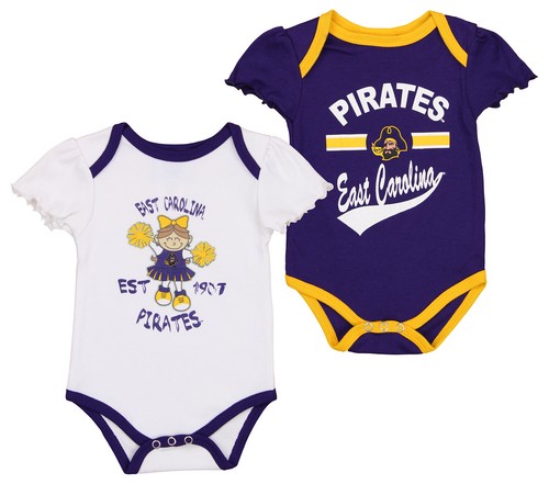 Набор Outerstuff NCAA для новорожденных и младенцев «Пираты Восточной Каролины»