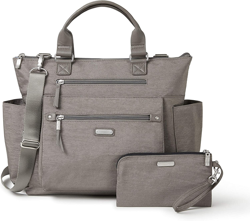 3-In-1 Convertible Backpack Handbag 15X12 Lightweight Travel Bag Crossbody Zippered Tote W/RFID Phone Wristlet