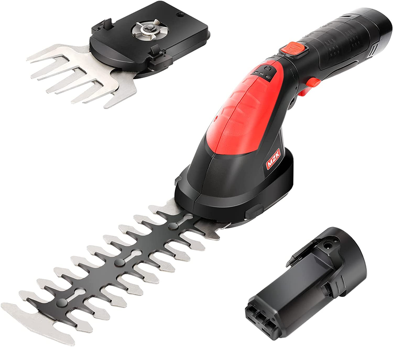Cordless Grass Shears 7.2V,2-In-1 Electric Small Hedge Trimmer,Portable Handheld