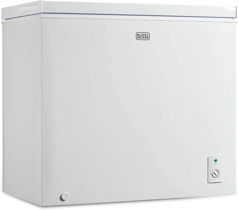 BLACK+DECKER 7.0 Cu. Ft. Chest Freezer, Holds up to 245 Lbs.