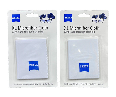 Zeiss Microfiber Gentle Cleaning Cloth X-Large 12 x 12 Each Box (2-Pack)