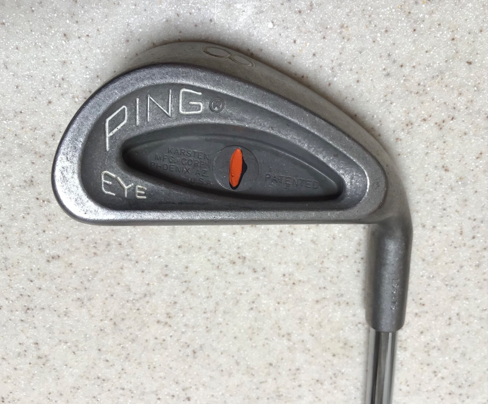 Ping Eye Orange Dot 8 Iron ZZ LITE Steel Shaft Regular Flex