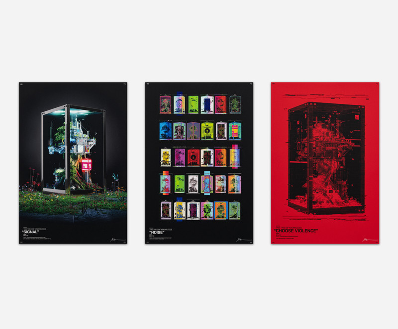 Beeple x Avant Arte THE TREE OF KNOWLEDGE (Triptych) Edition