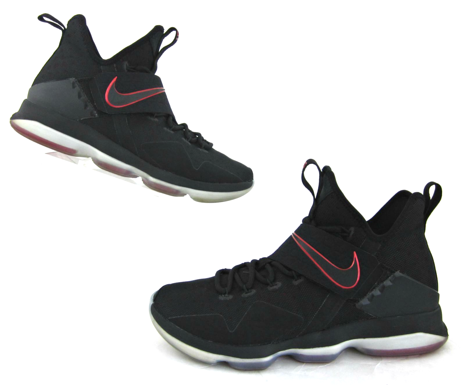 Nike Lebron 14 XIV BRED Black Black University Red US 11 852405 004 eBay
