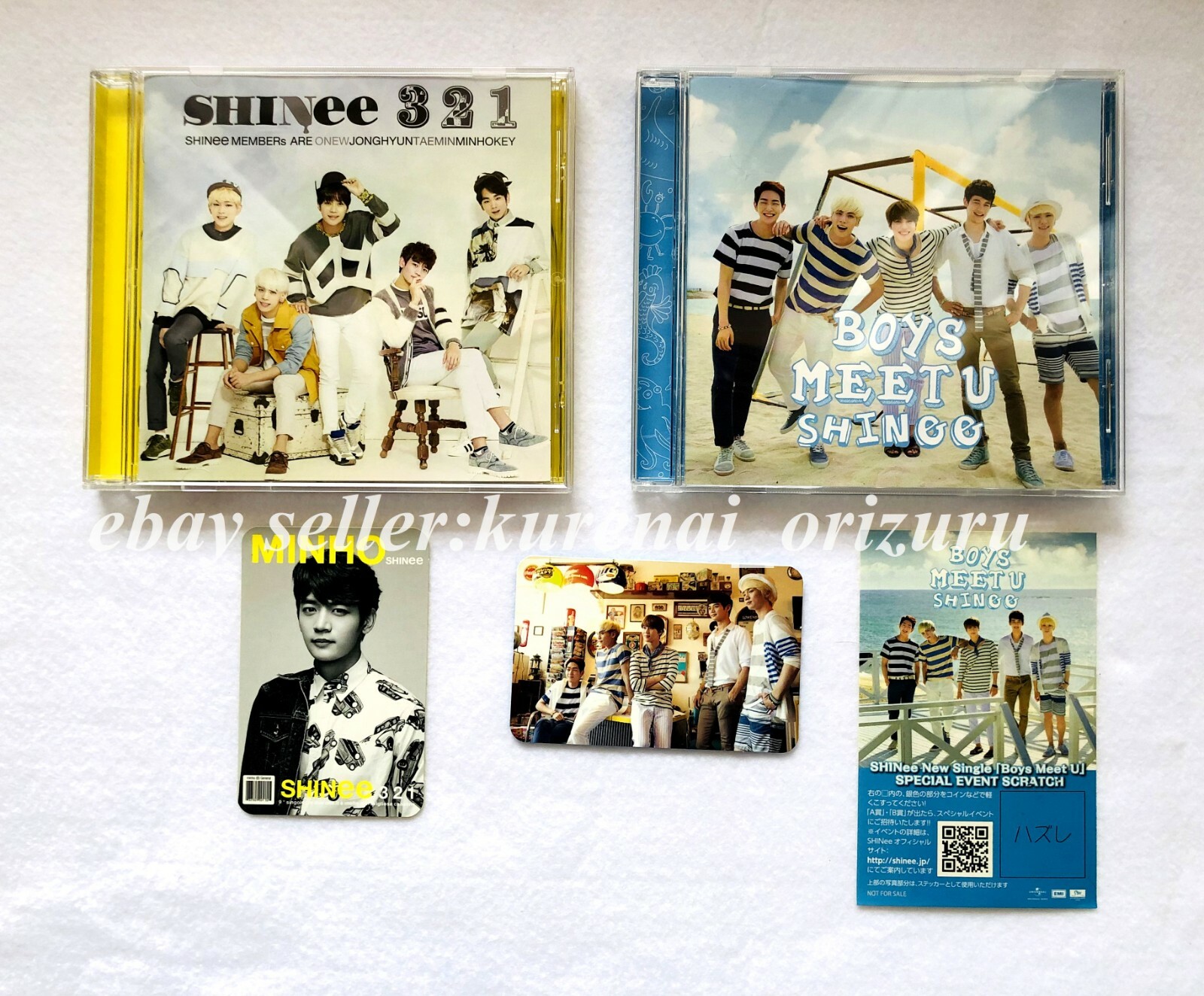 SHINee トレカ　boys meet u シングル　トレカ SHINee BOYS MEET U 公式 Trading Card SHINee☆BOYS MEET U アルバム