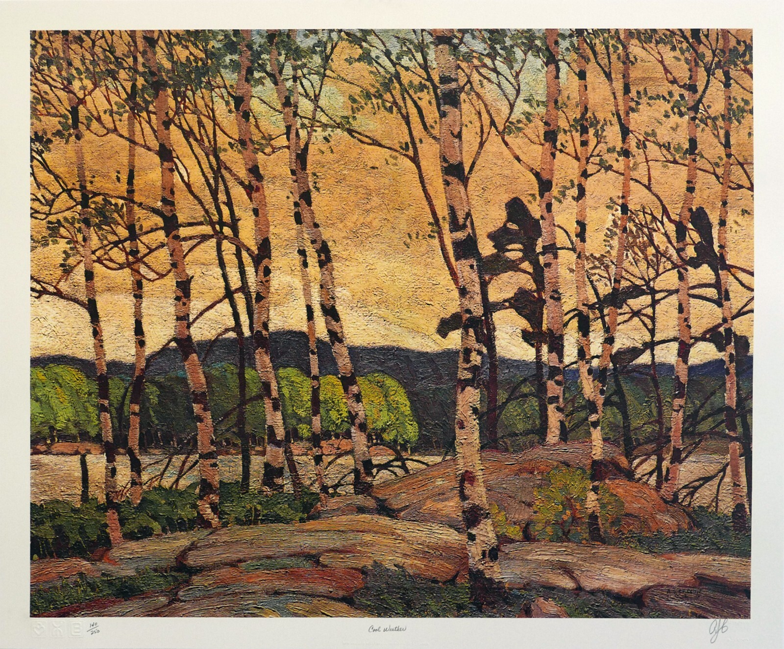 SIGNED Group of 7 - AJ Casson, Cool Weather, Limited Edition