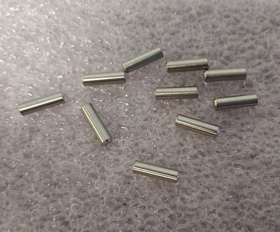 (LOT OF 10) - PN#.125DIAX7/16LG - DOWEL PIN (1/8D X 7/16L)