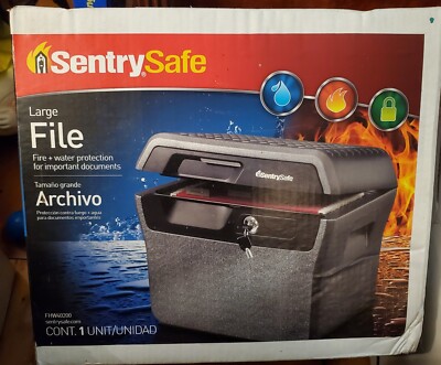 Sentry Safe Large File Fire & Water Protection .66ft FHW40200 12''x11.6''x8.1''