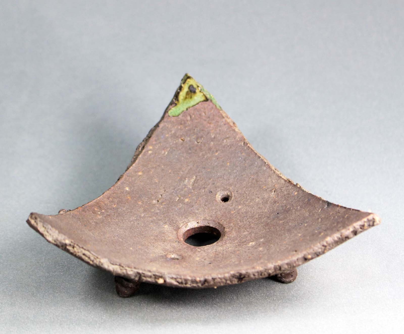 Tokoname Triangle Bonsai Pot by Seizan kiln, #A2930 : 134
