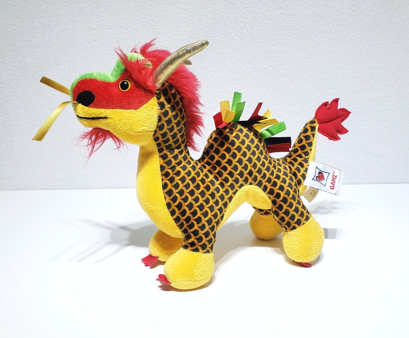 Rare Ganz Webkinz Chinese Dragon HM 718 Plush Stuffed Animal Rare Ganz Webkinz Chinese Dragon HM 718 Plush Stuffed Animal