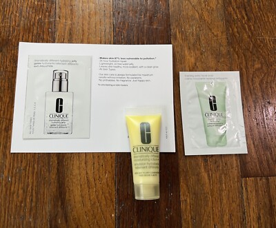 Clinique Dramatically Different Moisturizing Lotion+ (15ml/.5oz) & 2 Samples-3pc