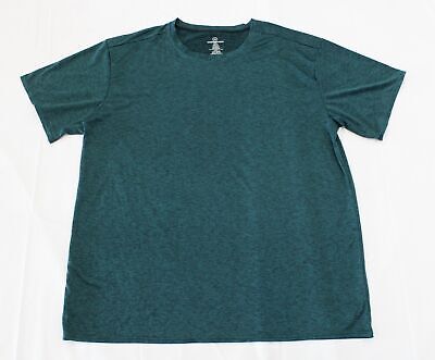 Real Essentials Men's Short Sleeve Active Performance T-Shirt AR8 Blue Size 2XL