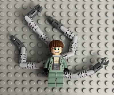 LEGO Minifigure DR. OCTOPUS spd015 Marvel Spider-Man 4856 Otto Octavius Doc Ock 