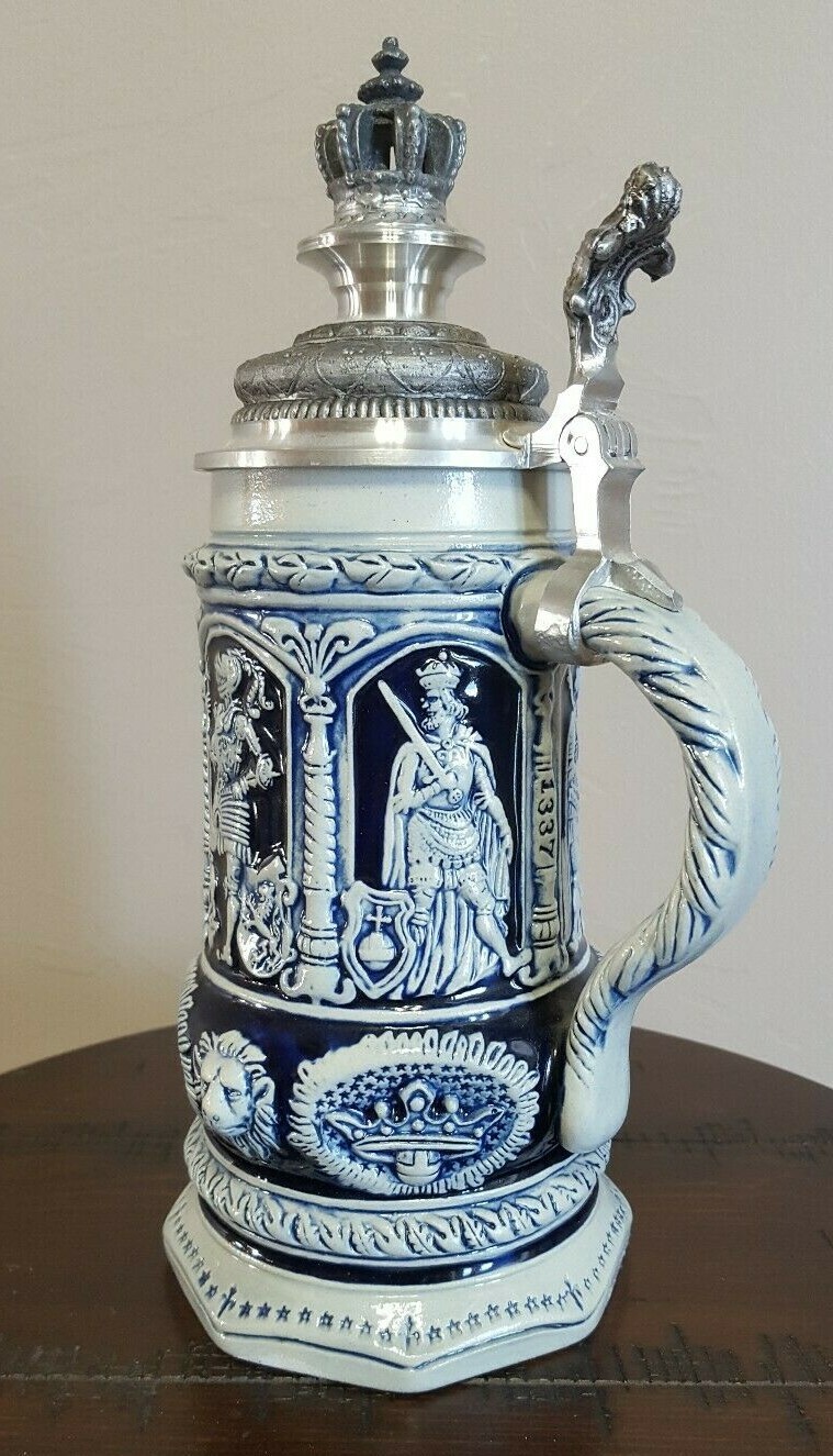 Peter Dumler Collection Lidded Stein - ORIGINAL THEWALT - 8337 of 10000 Germany
