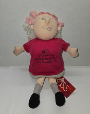 Russ Oldtimers Doll Over the Hill 60 It's Not Wrinkles Anymore... It's The Folds