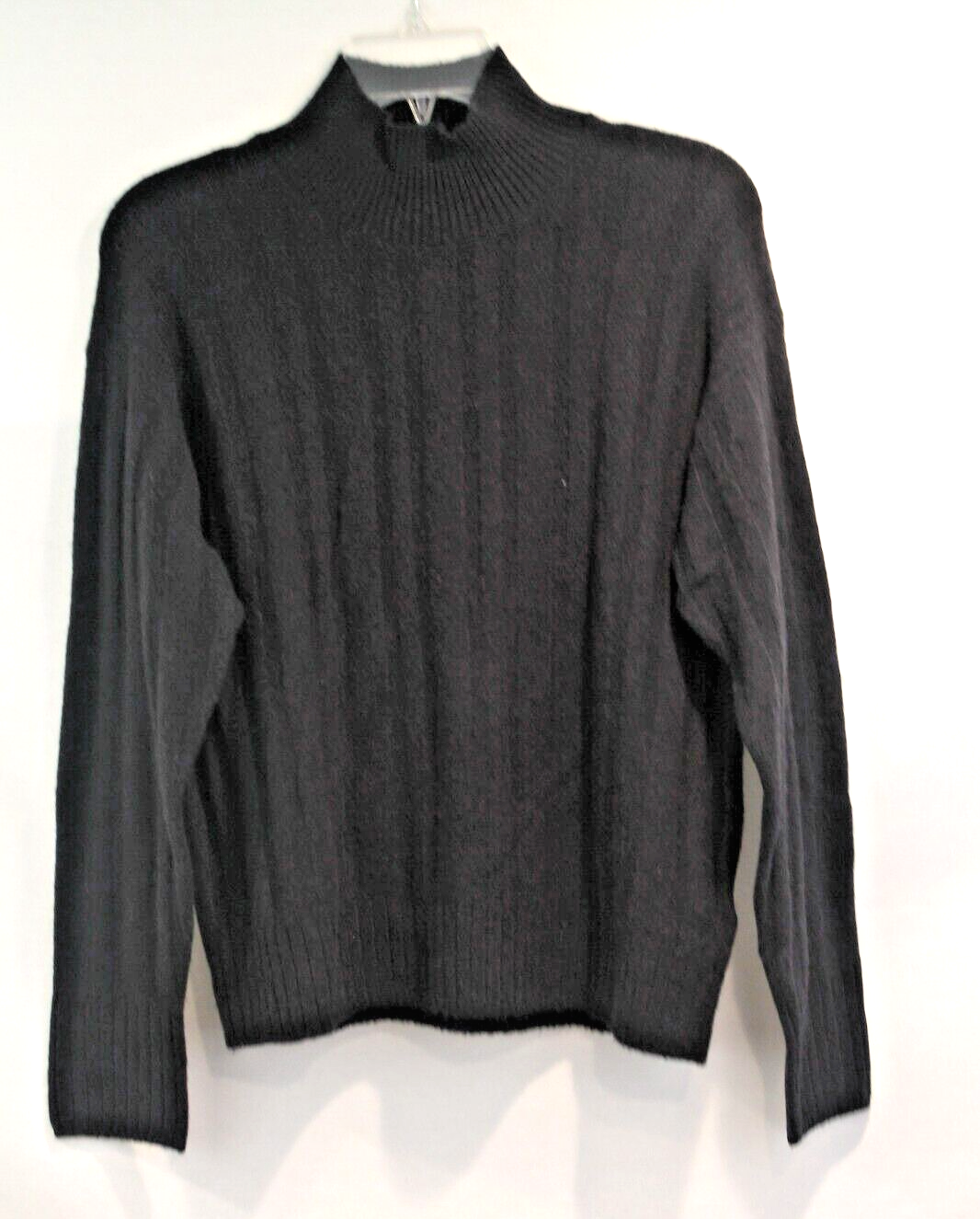 J Crew Wool Alpaca Blend Ribbed Mock Neck Sweater Womens