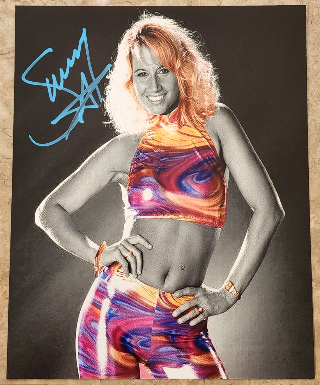 Sunny Tammy Lynn Sytch SIGNED 8x10 Photo Wrestling WWE WWF