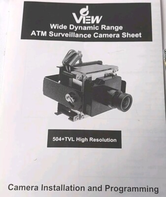 DeView WDR29ATM Wide Dynamic Range,Day/Night, ATM Security Camera Brand New