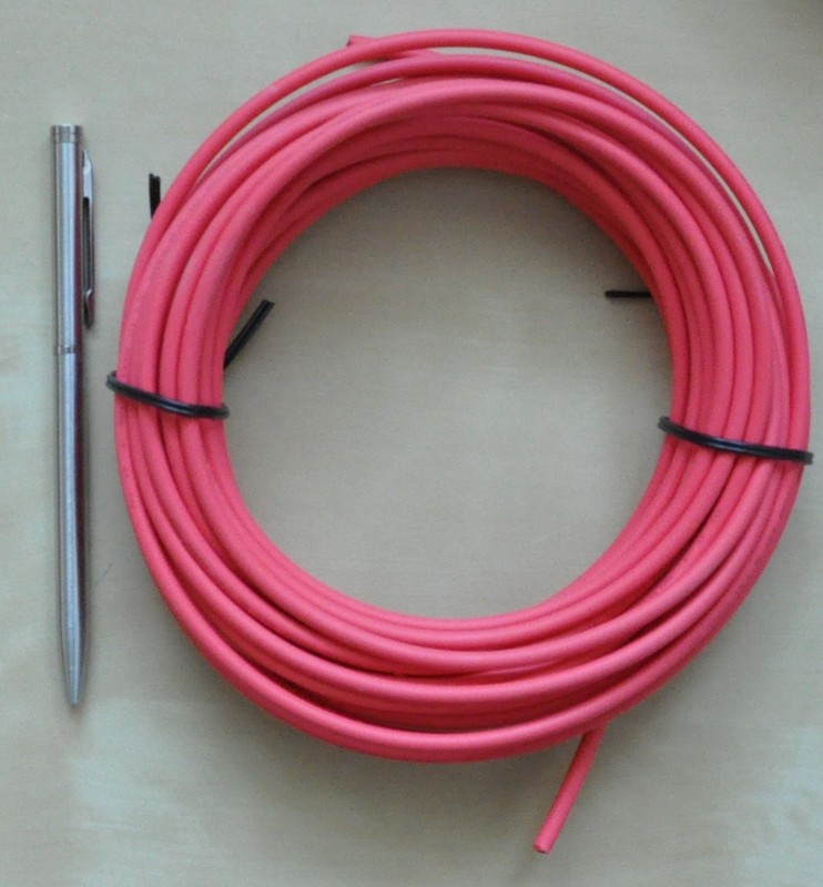 Hochspannungskabel 50kv 1m - High Voltage Wire - Type Ul3239; Tv-50, Tv50