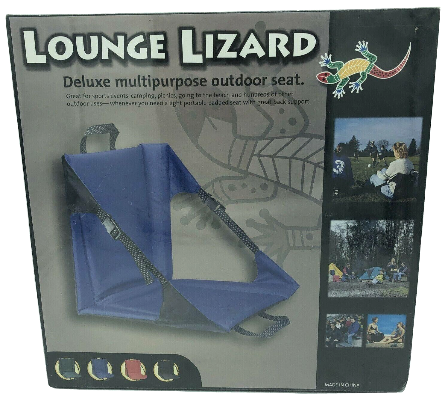 e*t様 Lounge Lizard double zip leather bl LOUNGE LIZARD DELUXE MULTIPURPOSE OUTDOOR SEAT | eBay