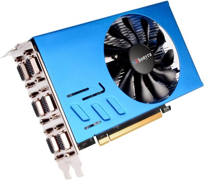 SRhonyra Radeon R7 350 HD 7750 4GB GDDR5 6 VGA Multiple Display Graphics Card
