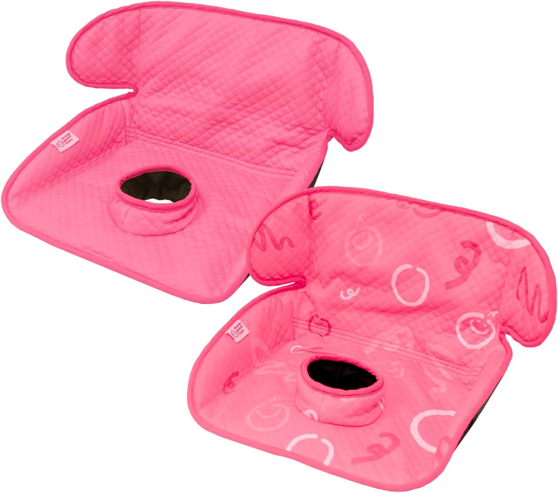 2 Pack Pink Piddle Pad Waterproof Car Seat & Stroller Protecto...