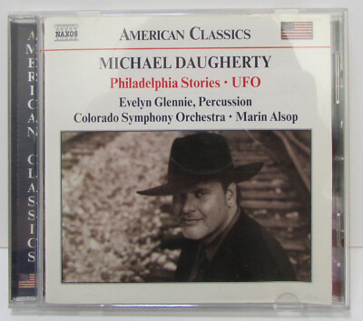 Michael Daugherty Philadelphia Stories / UFO NAXOS CD Evelyn Glennie Marin Alsop