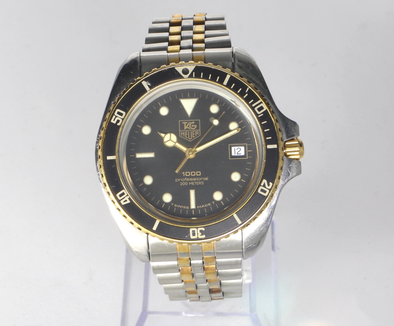 Tag Heuer 1000 42mm 980.021N Professional Two-Tone Mens Tag Heuer 1000 42mm 980.021N Professional Two-Tone Mens