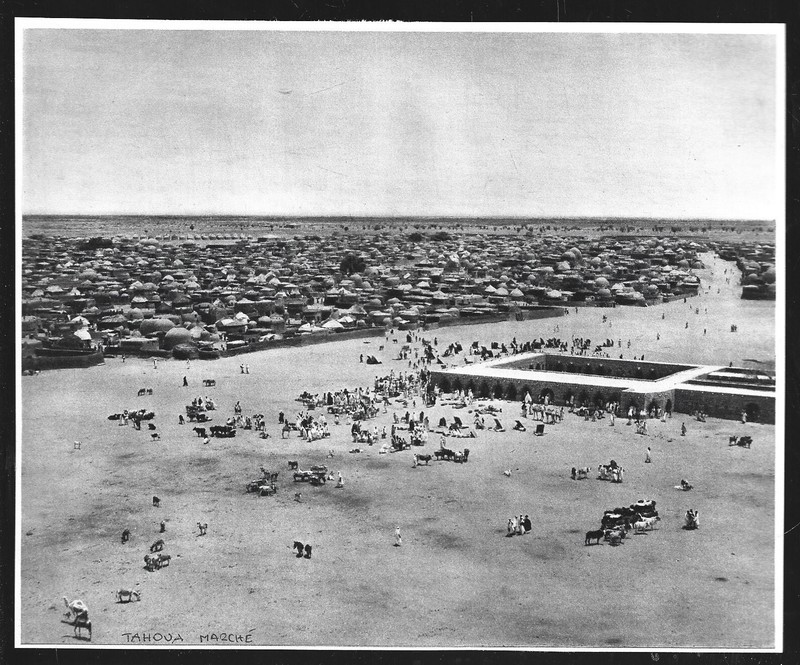 1948  --  Tahoua Niger . Vue Aerienne . 4b519