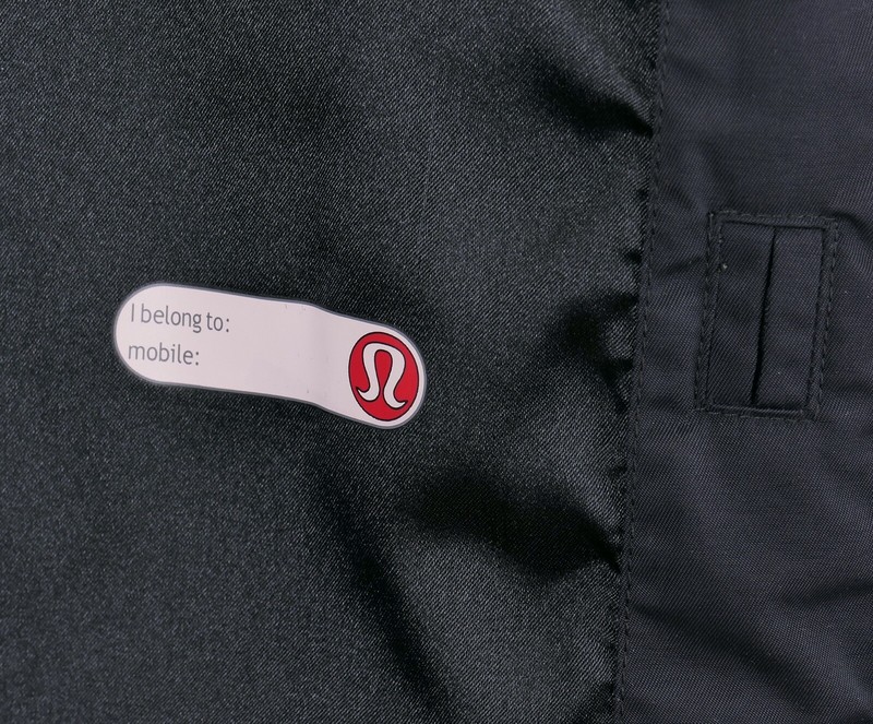 Lululemon Dark Navy Blue Womens Nylon Winter Parka Coat Rain Jacket 8