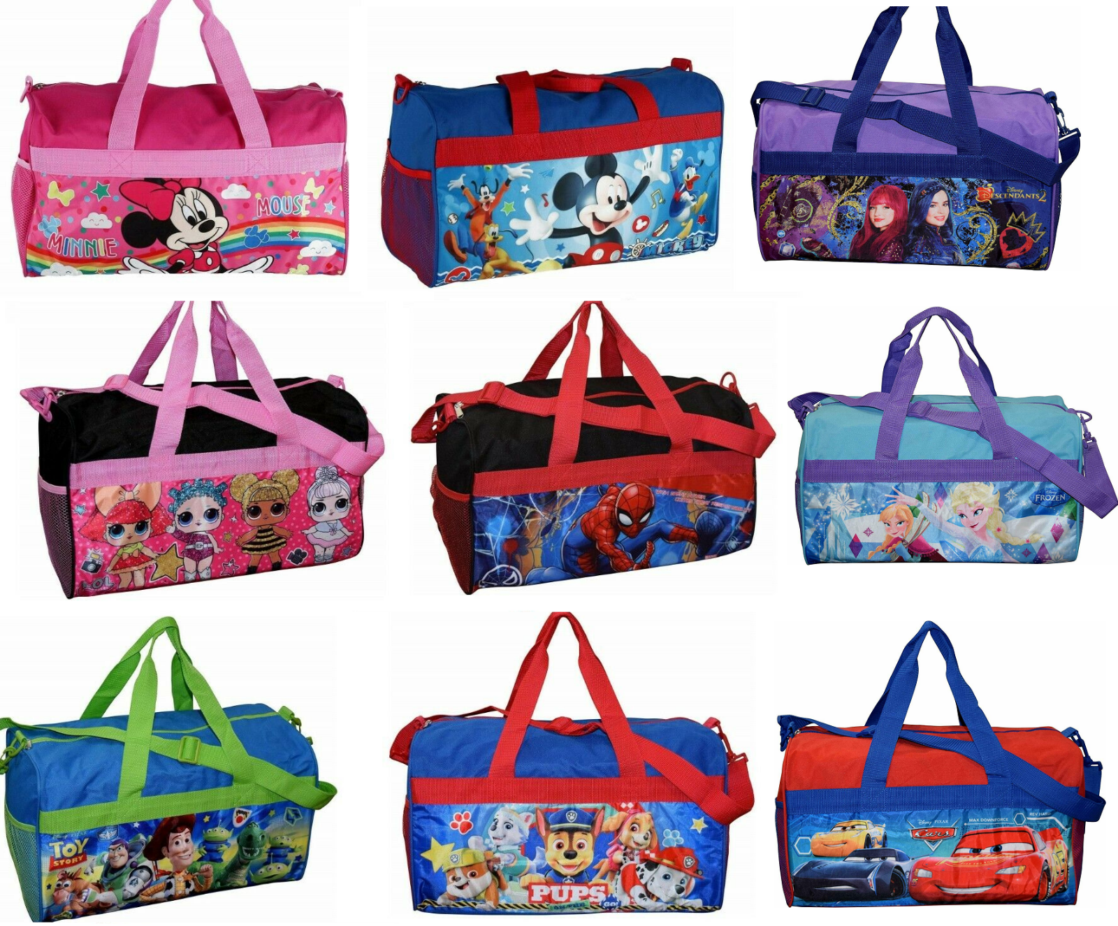 kids duffle bags