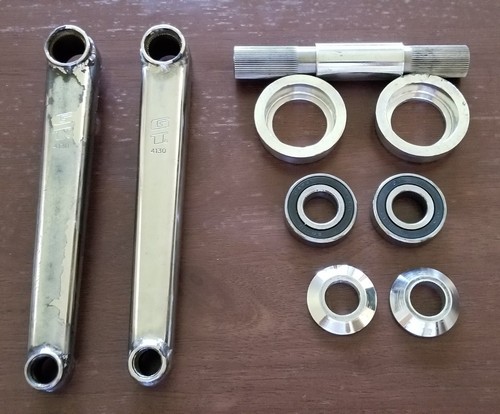 Old School GT Bmx 3pc Cranks/SR Japan Bottom Bracket | eBay