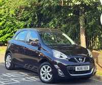 NISSAN MICRA ACENTA 2016 BLACK PETROL 1.2 MANUAL 5 SPEED