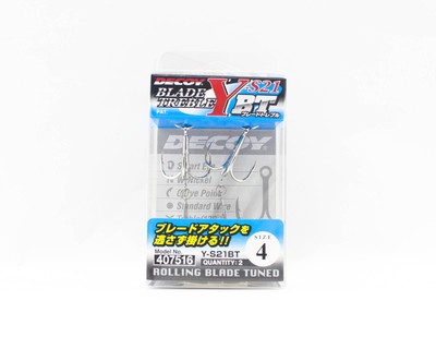 Decoy Y-S21BT Treble Hook Blade Treble Hooks Size 4 (7516)